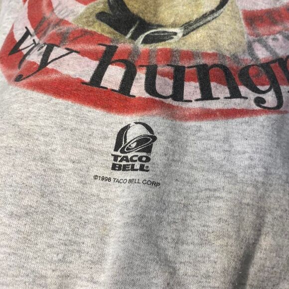 RARE! Vintage 1998 Taco Bell Crewneck sweatshirt - Picture 3 of 7